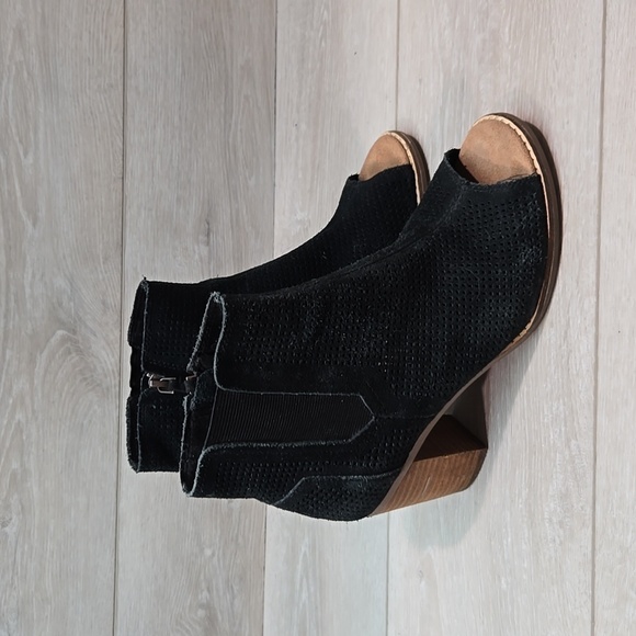 Toms Women Majorca Open Toe Heels boots shoes sz 7 - Picture 2 of 11